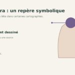 Sahasrara situé symboliquement au sommet de la tête dans certaines cartographies, sans anatomie.